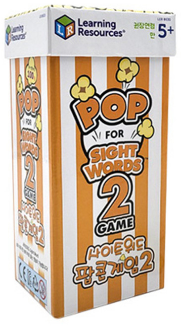 러닝리소스 사이트워드 2탄 팝콘게임 LR8630, 혼합색상, 1개