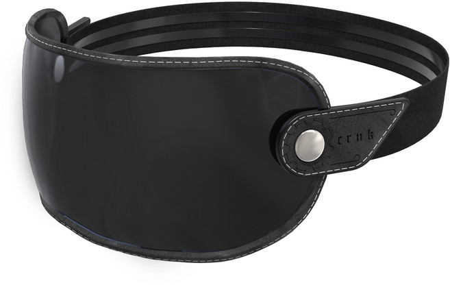 크랭크 레트로 오토바이 고글, BLACK, 1개