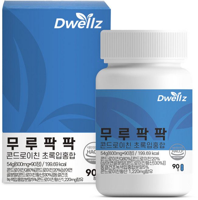 디웰즈 무루팍팍 콘드로이친 초록입홍합 54g, 1개