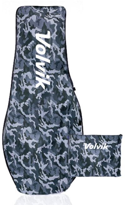 볼빅 밀리터리 골프백 항공커버 + 보관 전용 파우치, Gray