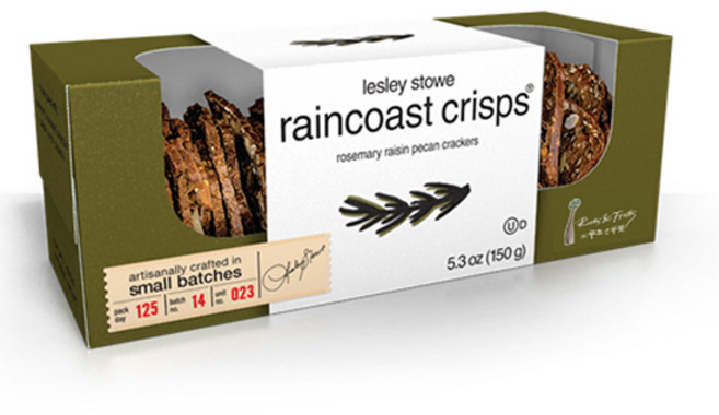 레슬리스토 레인코스트 크리스프 로즈마리 앤 피칸 크래커, 150g, 1개