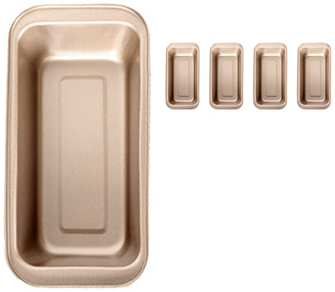 이홈베이킹 금색 파운드틀, 5개