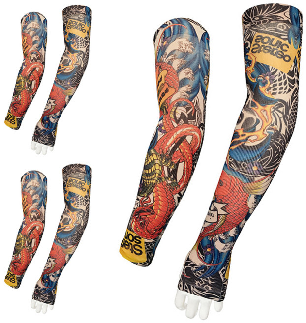 다다랜드 문신 타투 토시 좌우 3세트