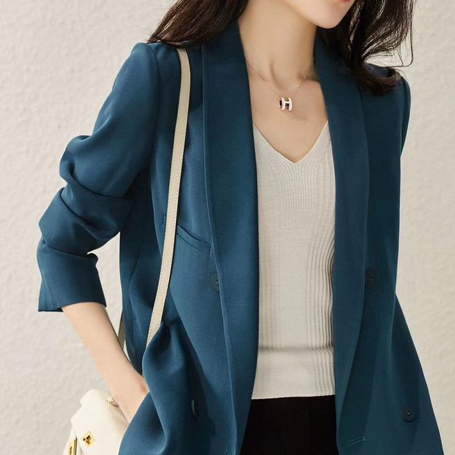 PAPERMENTS 女款素色西裝外套