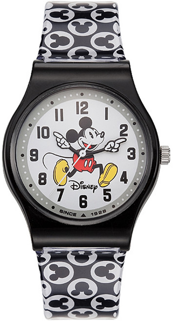 SIMPLELIFE 디즈니 아동용 미키마우스 캐릭터 손목시계 OW134BK