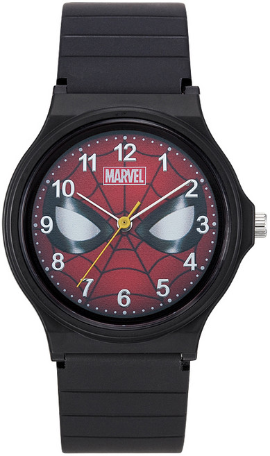 SIMPLELIFE 남아용 마블 스파이더맨 손목시계 M10634BKB