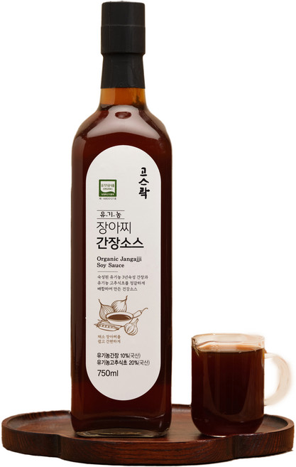 고스락 유기농 장아찌 간장소스, 1개, 750ml