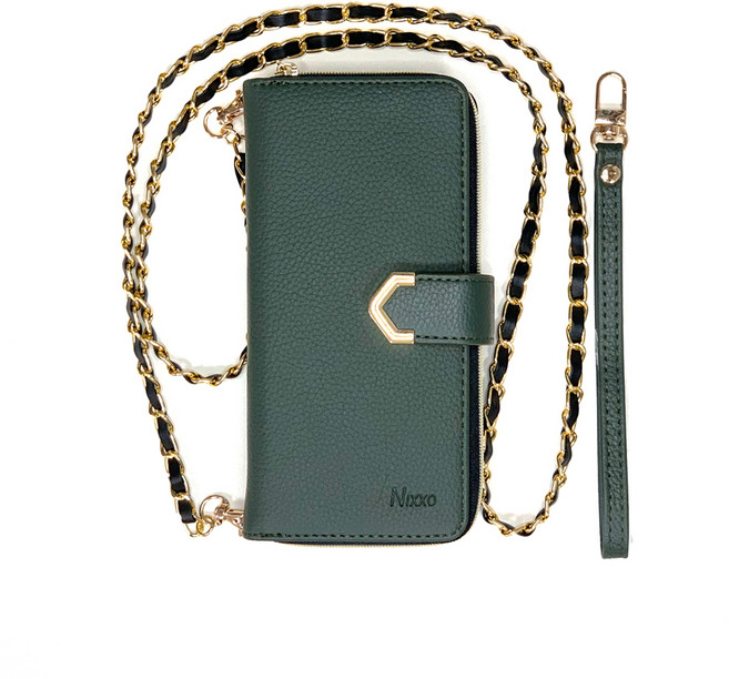 에스엠씨 크로스백 샤브르 휴대폰 지갑 다이어리 케이스 + 핸드스트랩 + 롱스트랩