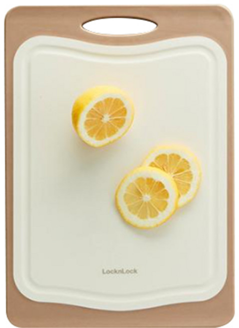 락앤락 투웨이 대나무 양면 도마, 브라운(CSC304), 1개