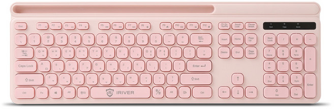 아이리버 모바일 거치형 저소음 유선 일반형 키보드, PINK, Medic-K1P
