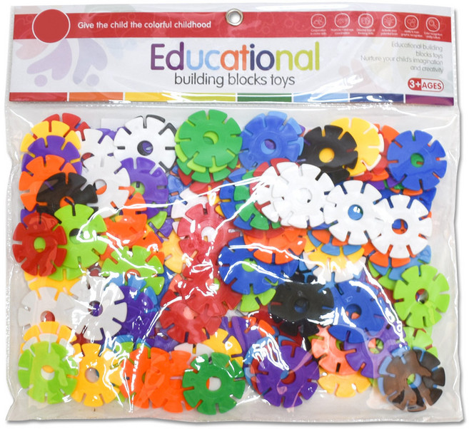 오즈토이 에듀케이션 눈송이 블록 140p, 혼합색상, 1세트