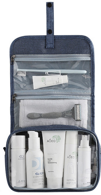 힐리오 여행용 세면가방 워시백 PVC창