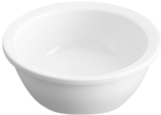 고나비 강아지 도자기 식기 중, 화이트, 1개