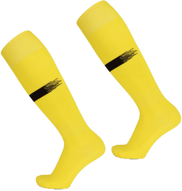SNF 페인팅포인트 두꺼운 축구 양말 2족, 14 옐로우, 2개