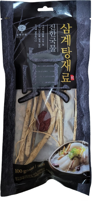 몸애조화 진한국물 삼계탕재료, 1개, 100g