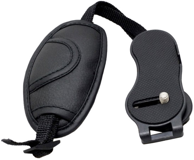 예스몰 DSLR 카메라 고정 핸드 스트랩 블랙, 1개