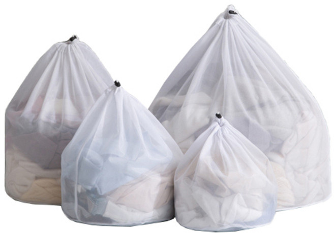 나르웰 대용량 복주머니 세탁망 촘촘 4종, 1세트