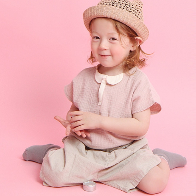 베이비블리 여아용 요루카라 블라우스티