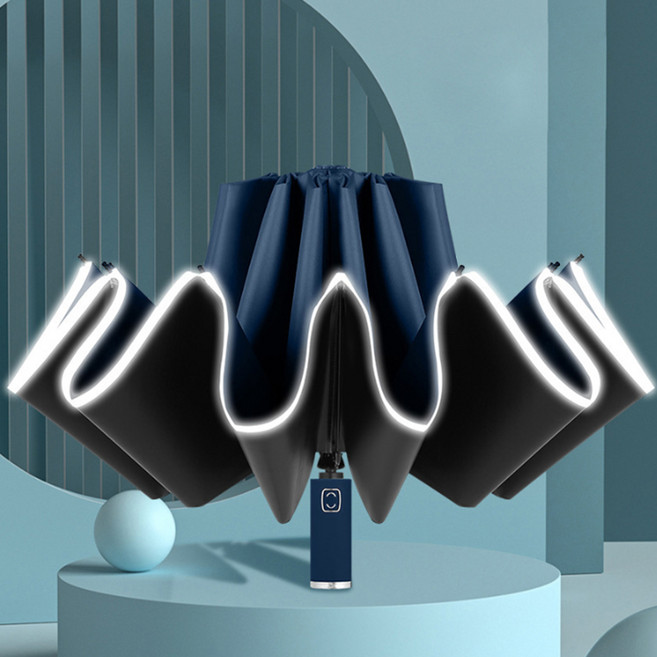 쉐어몰 클래식 거꾸로 접이식 자동 대형 2단우산