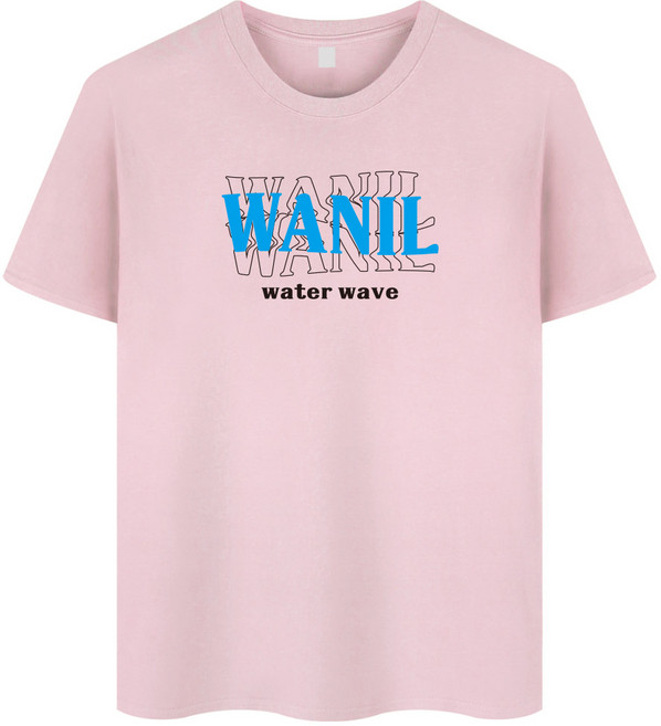 웨닐 남성용 통기성 워터닐 반팔티 WED_0008