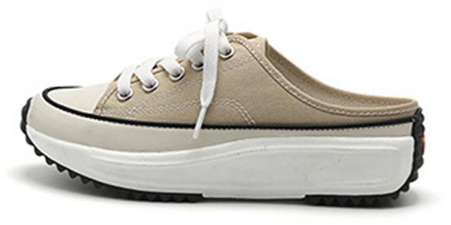 JACK&JILL 女款穆勒運動鞋 JB2379, 米色, 230