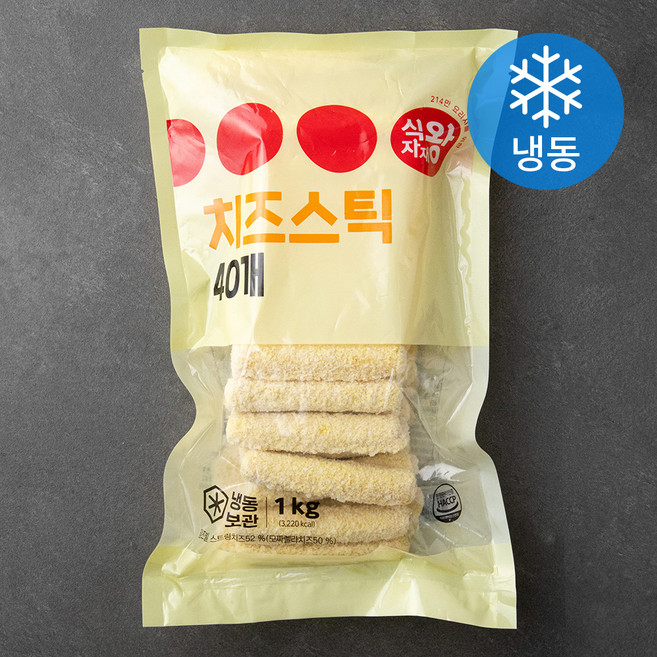 식자재왕 치즈스틱 40개입 (냉동), 1kg, 1개