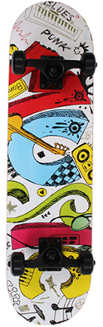 알파카 리미티드 X 스케이트보드 P0328-2, MUSIC, 1개