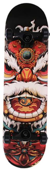 알파카 리미티드X 초보 입문용 스케이트보드 P0328, RED RION, 1개