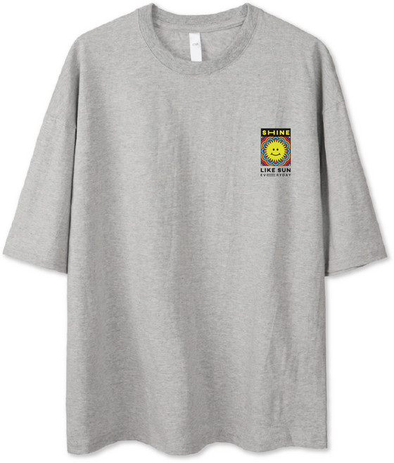 벤힛 라이크선 오버핏 빅사이즈 반팔 티셔츠