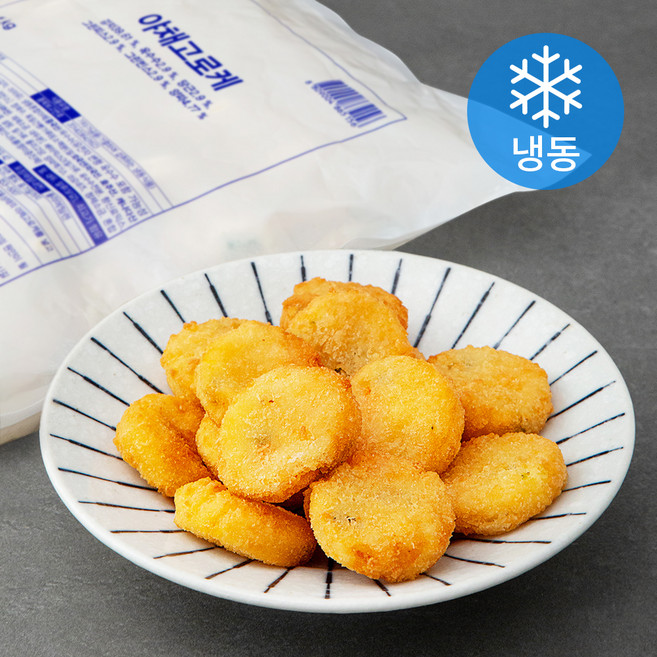 하늘푸드 야채 고로케 (냉동), 1kg, 1개