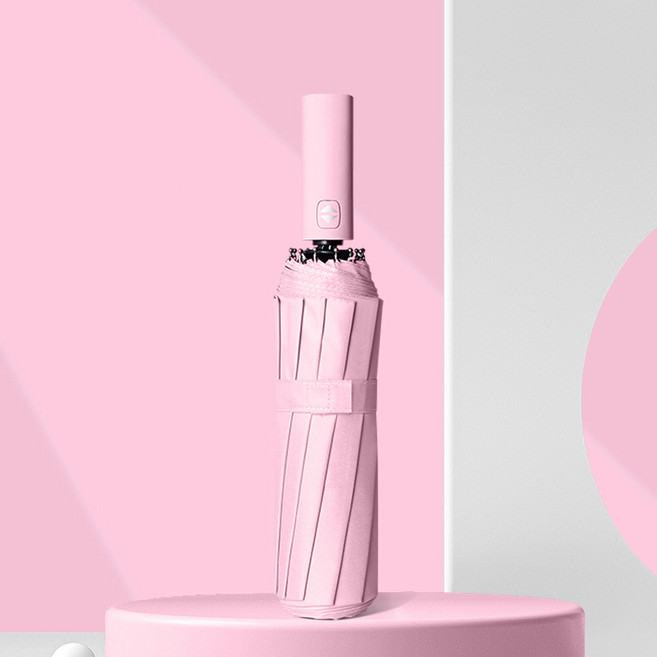 오늘느낌 비비드 컬러 원터치 3단 우산