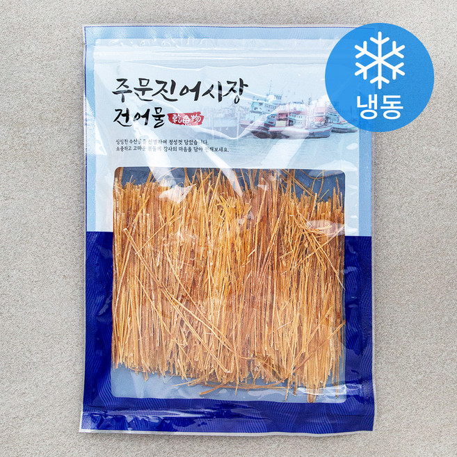 주문진어시장건어물 오징어 실채 (냉동), 200g, 1개