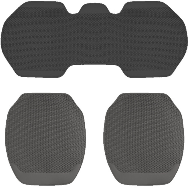 순잠 에어 쿨링 자동차 앞좌석용 1인 방석 2p + 뒷좌석 방석 세트, 그레이, 1세트