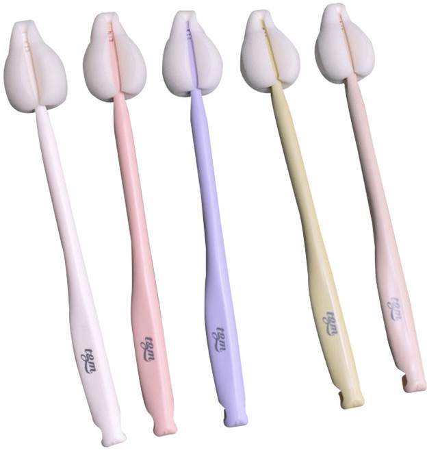 티지엠 스펀지 젖꼭지솔 5종 세트, 1세트, 올리브 + 코랄 핑크 + 밀크티 + 코튼 블루 + 아이보리