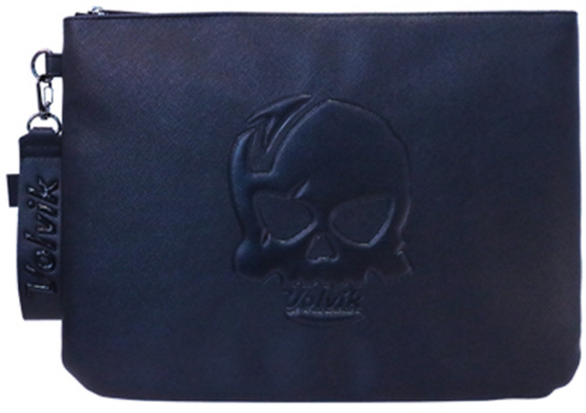 볼빅 VBBP 빅스컬 프리미엄 가죽 골프 클러치, 네이비, 1개