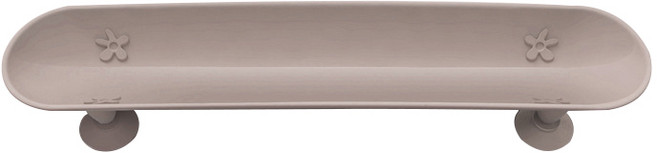 파스텔펫 뒤집힘 방지 롱 식기 FREE, 핑크, 1개