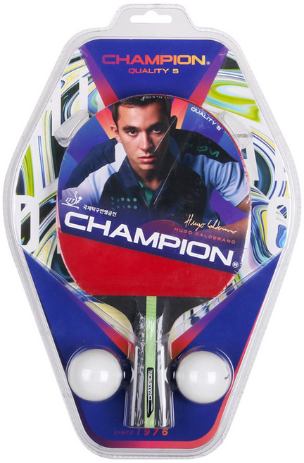 참피온 쉐이크 탁구라켓 QUALITY S, 1개