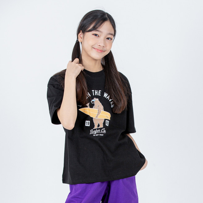 헬로아이 아동용 통기성 써핑곰 상하의 세트