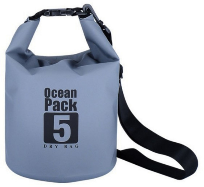 w에이블 방수 비치 수영 드라이 백팩 5L, 10 회색