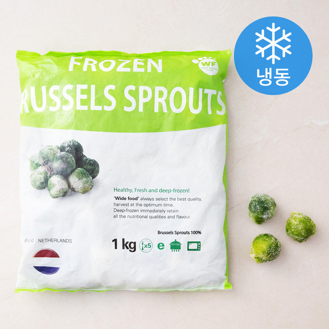 마당발 미니 양배추 (냉동), 1kg, 1개