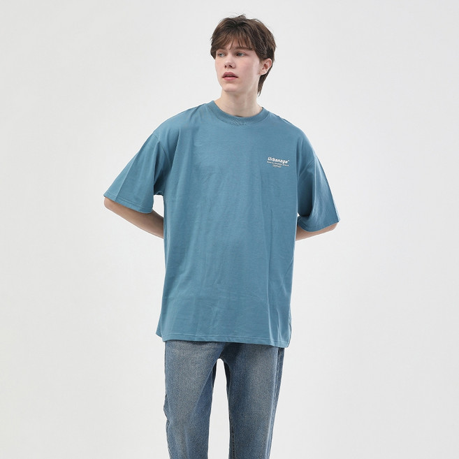 어반에이지 컬러센슈얼 오버 반팔 티셔츠