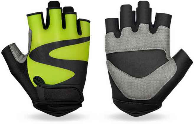 앤티스 남성용 빅에스 스포츠 반장갑 양손 세트, 그린, 1개