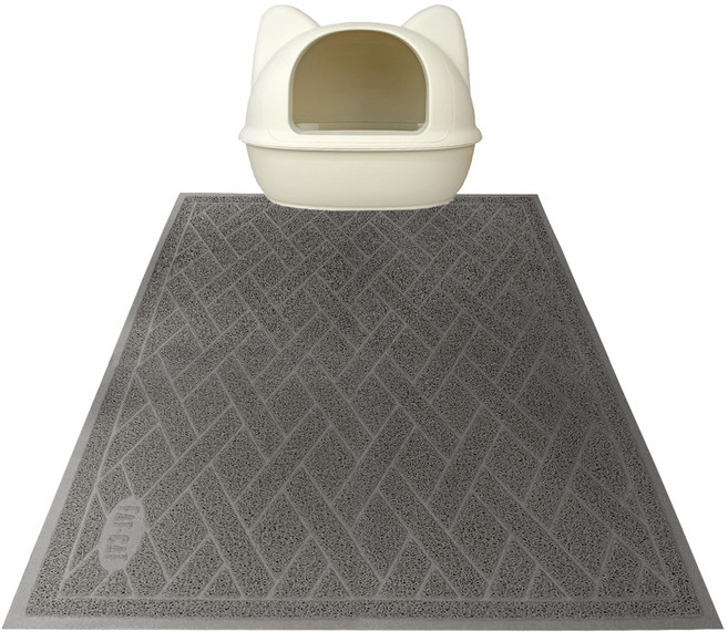 팻캣 고양이 모래매트, 그레이, 1개