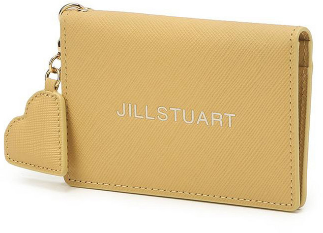 질스튜어트 페이퍼월렛 로고배색 소가죽 카드지갑 JAHO3E484BK