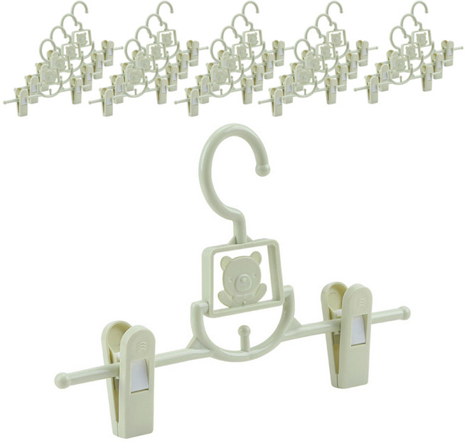 센스이따 길이 조절가능 바지걸이, 06올그린, 20개