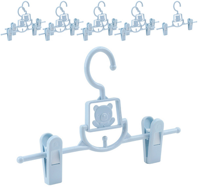 센스이따 조절가능 바지걸이, 04 올 블루, 10개
