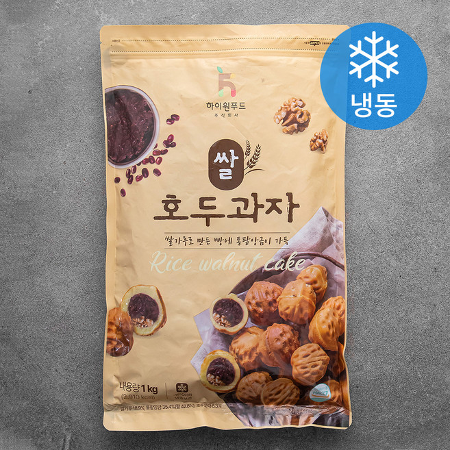 쌀 호두과자 (냉동), 1kg, 1개입, 1개