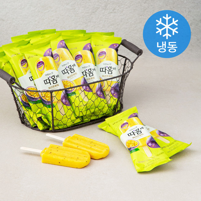 빙그레 따옴바 패션프루트 (냉동), 75ml, 1개입, 40개