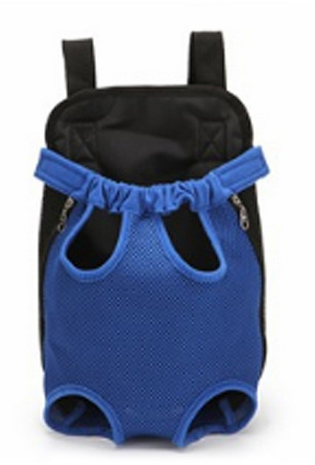 메이크포 강아지 포대기 산책 가방, 블루, 1개
