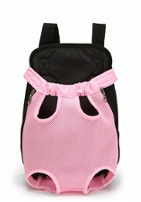 메이크포 강아지 포대기 산책 가방, 핑크, 1개